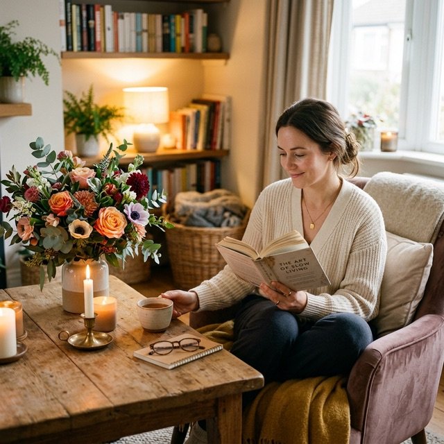 Blumen und Lifestyle Wohlbefinden